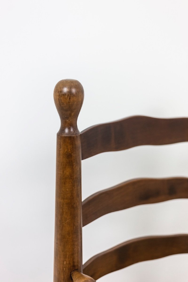 Coppia di poltrone in faggio naturale, anni '50 - Ls4544331