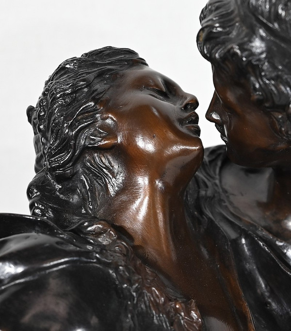 Bronzo "Le Baiser Donné" dopo J-A. Houdon - Fine del XIX secolo