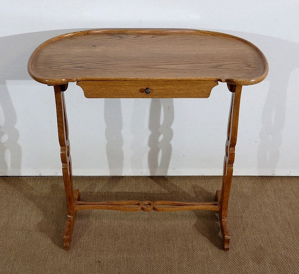 Table de Service volante, in solid Oak - 1900