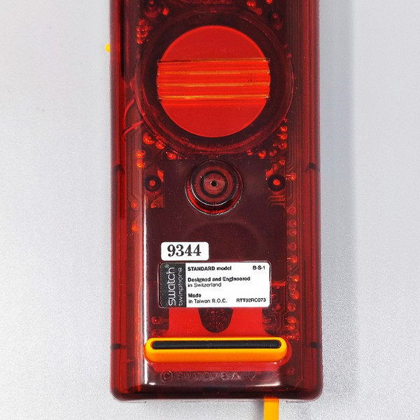 1990 Magnifique Swatch Twin Phone "Deluxe" avec la boîte d'origine. Style de Memphis