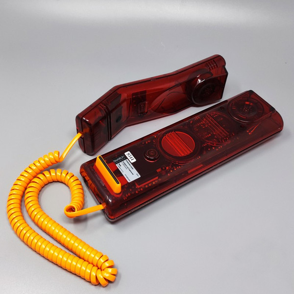 1990 Magnifique Swatch Twin Phone "Deluxe" avec la boîte d'origine. Style de Memphis
