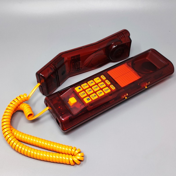 1990 Magnifique Swatch Twin Phone "Deluxe" avec la boîte d'origine. Style de Memphis