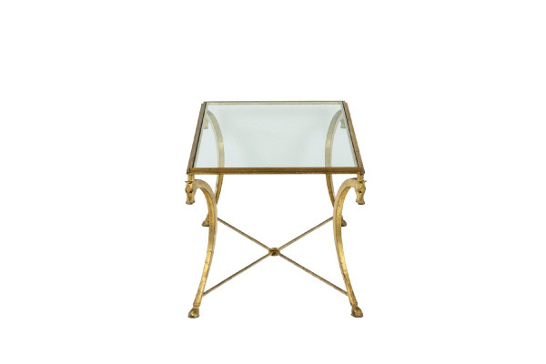Maison Ramsay, Gilt Iron Coffee Table, 1950s - LS4488781