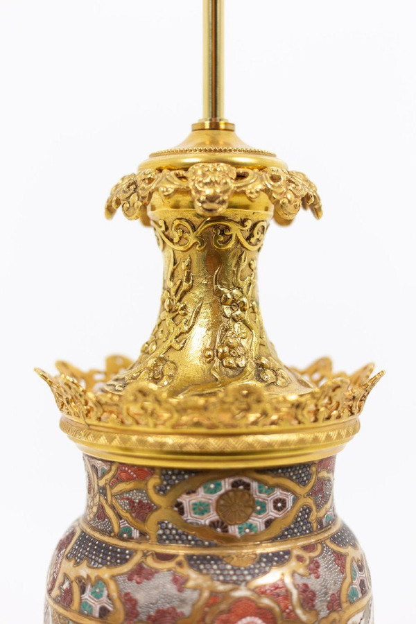 Paire De Lampes En Faïence De Satsuma, Circa 1880 - Ls43591064