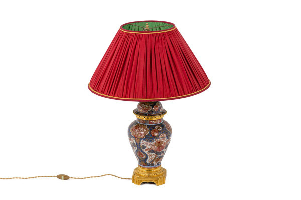 Imari Porcelain And Bronze Gilt Lamp, Circa 1880 - Ls31811381