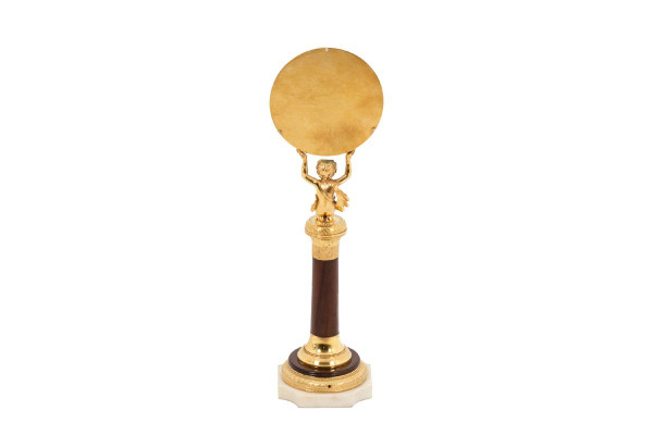 Small Mahogany And Gilt Bronze Mirror, Empire Period - Op450301