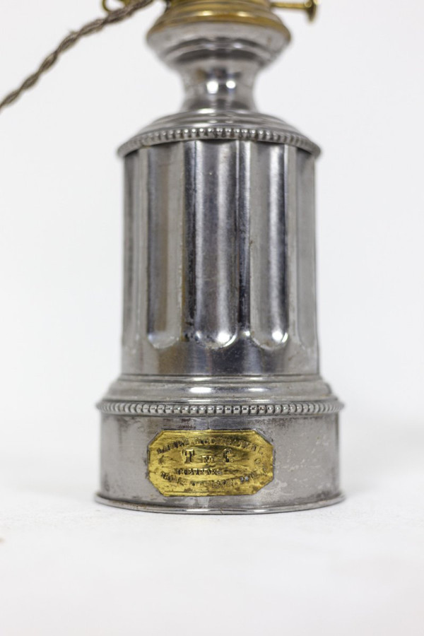 Coppia di lampade in peltro, 1880 circa - Ls4344621