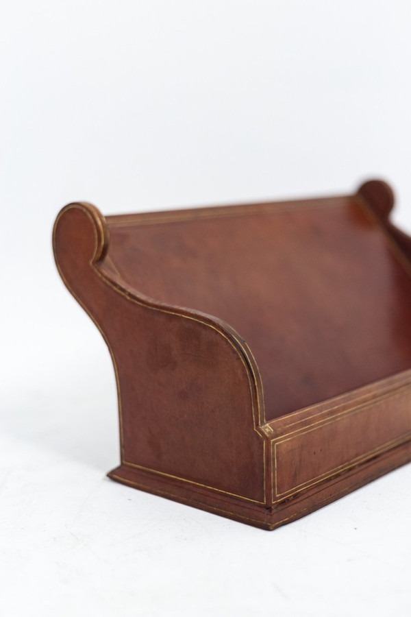 Briefhalter aus Leder, 20. Jahrhundert – Op521201