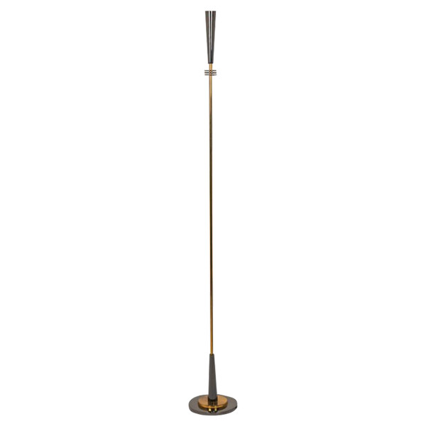 Maison Charles, Quasar Stehlampe aus goldenem und schillerndem Metall, 20. Jahrhundert – Op519501