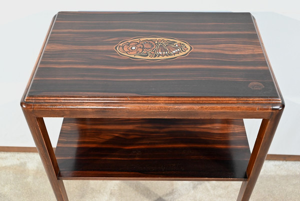Table Desserte en Ebène, estampillée Majorelle – 1910