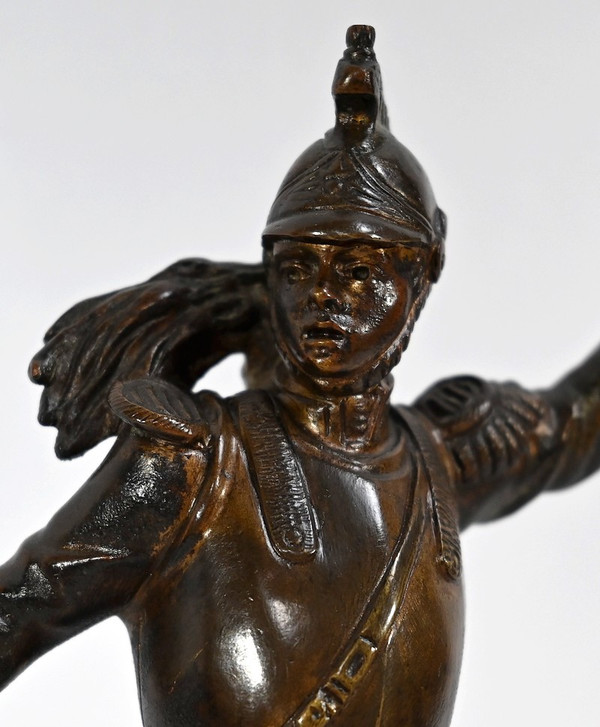 Bronzo "Il drago", firmato G.Omerth - Inizio XX secolo