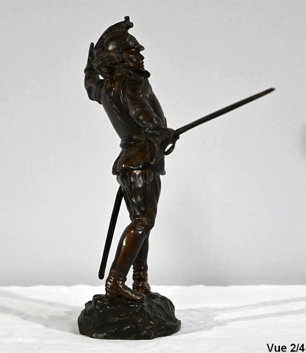 Bronzo "Il drago", firmato G.Omerth - Inizio XX secolo