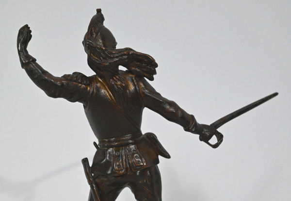 Bronzo "Il drago", firmato G.Omerth - Inizio XX secolo