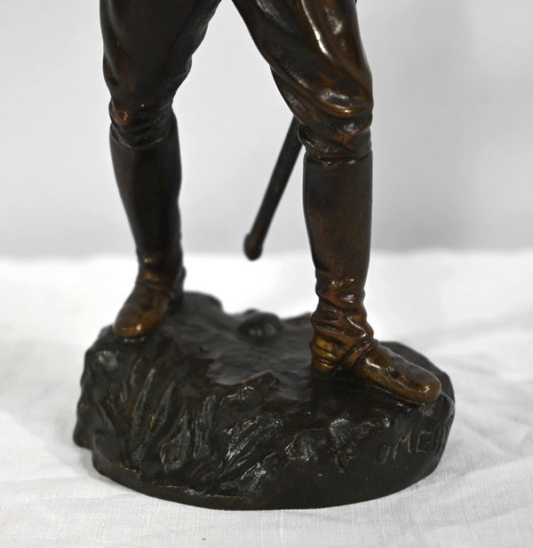 Bronzo "Il drago", firmato G.Omerth - Inizio XX secolo