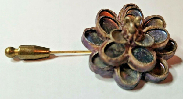 Brosche oder Schalnadel, der Linie Vautrin zugeschrieben, ausgefallenes Art Deco