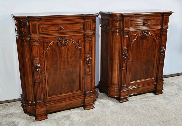 Rare Paire de Meubles d’Appui, style Napoléon III – 2ème partie XIXe