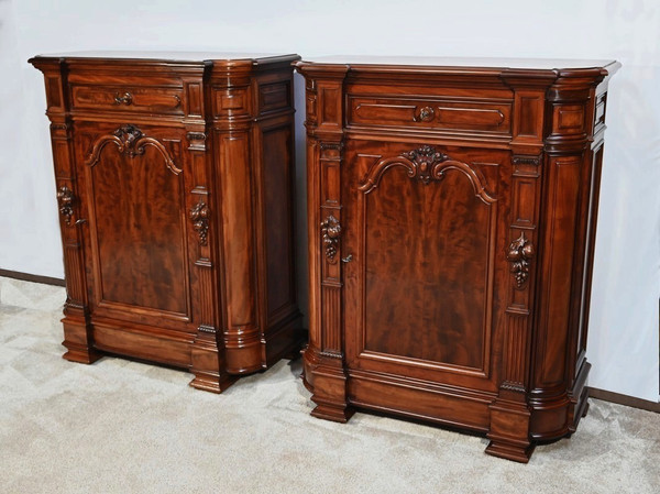 Rare Paire de Meubles d’Appui, style Napoléon III – 2ème partie XIXe