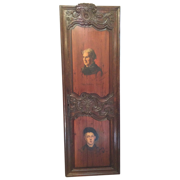 Georges MEYER, Door of the Hostellerie Des Vieux Plats.