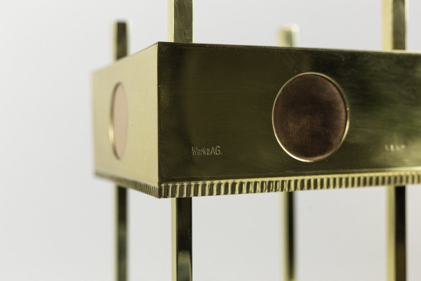Gilded Brass And Copper Lamp, 1936 Olympic Games - Ls4138701