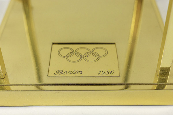 Gilded Brass And Copper Lamp, 1936 Olympic Games - Ls4138701