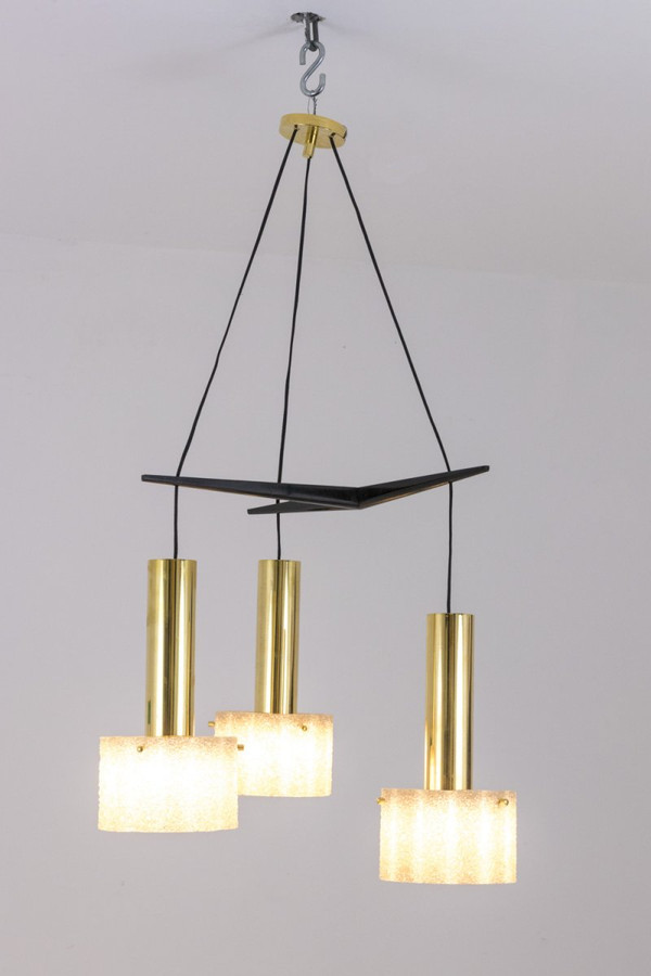 Suspension In Granite Resin And Golden Brass, 1950s - Ls4088391