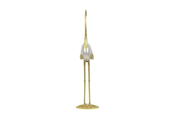 Sculpture "Oiseau", Natural Shell And Gold Brass, 1970s - Ls3108501