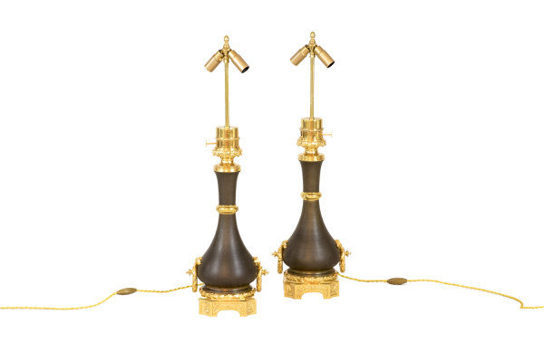 Maison Gagneau, coppia di lampade in stile Luigi XVI, 1880 circa - Ls41741121