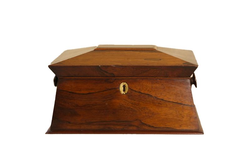 19th century rosewood tea box