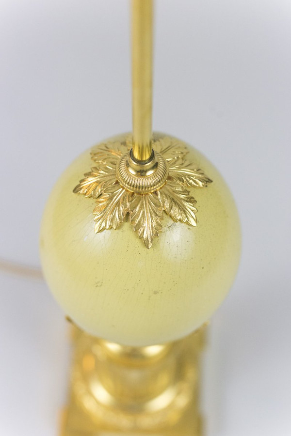 Maison Charles, Lampada Uovo Di Struzzo, Anni '70 - Ls4092421