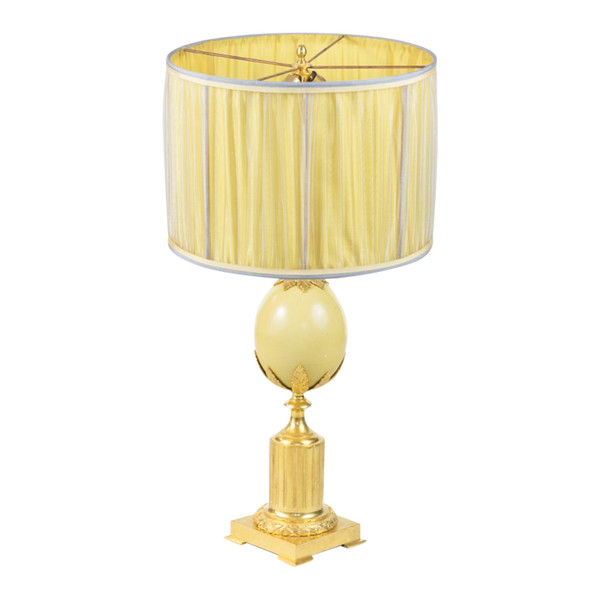 Maison Charles, Lampada Uovo Di Struzzo, Anni '70 - Ls4092421