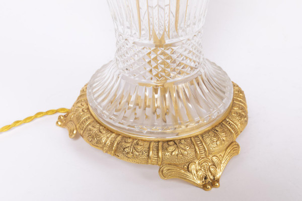 Crystal And Gilt Bronze Lamp, 1950 - LS2746421