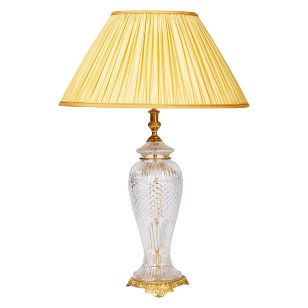 Crystal And Gilt Bronze Lamp, 1950 - LS2746421