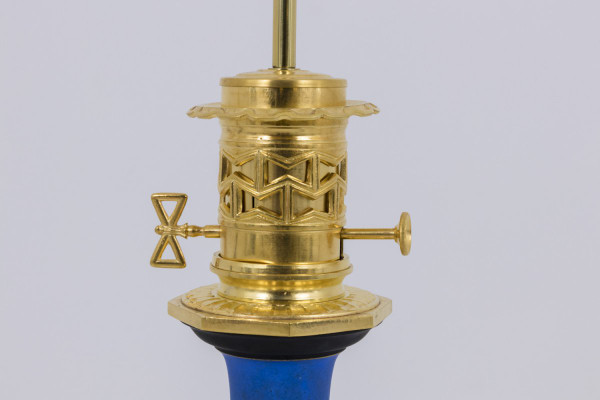 Coppia Di Lampade In Porcellana Stile Neoclassico, Periodo Napoleone III - LS40641431