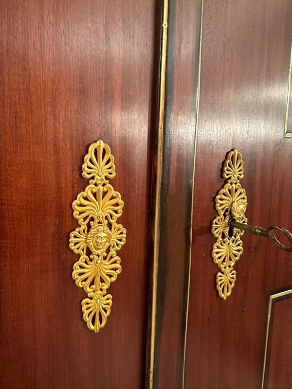 Rare Armoire A Deux Portes En Acajou d'Epoque Louis XVI Vers 1780