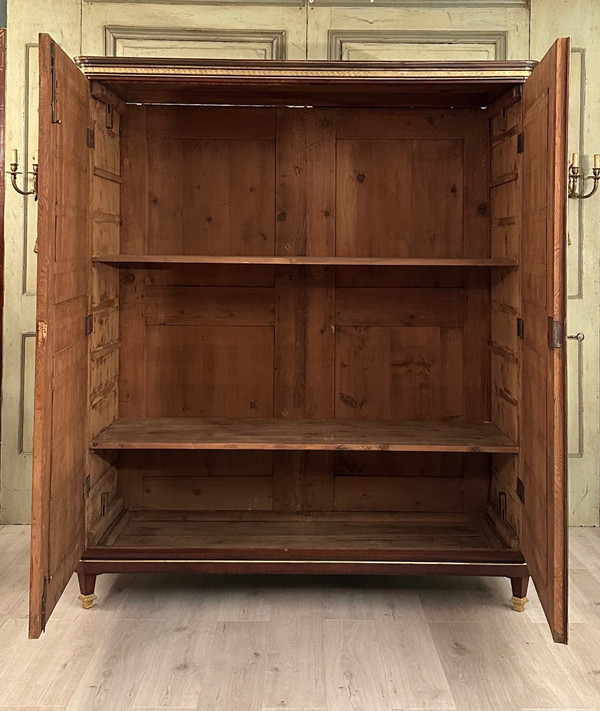 Rare Armoire A Deux Portes En Acajou d'Epoque Louis XVI Vers 1780