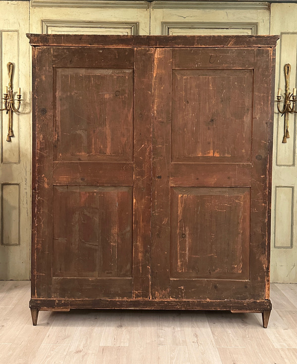 Rare Armoire A Deux Portes En Acajou d'Epoque Louis XVI Vers 1780