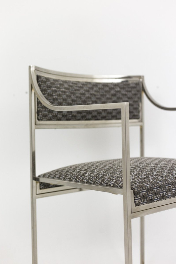 Willy Rizzo, Fauteuil En Métal Chromé, Années 1970 - LS40651071