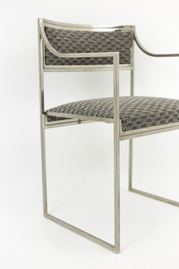 Willy Rizzo, Fauteuil En Métal Chromé, Années 1970 - LS40651071