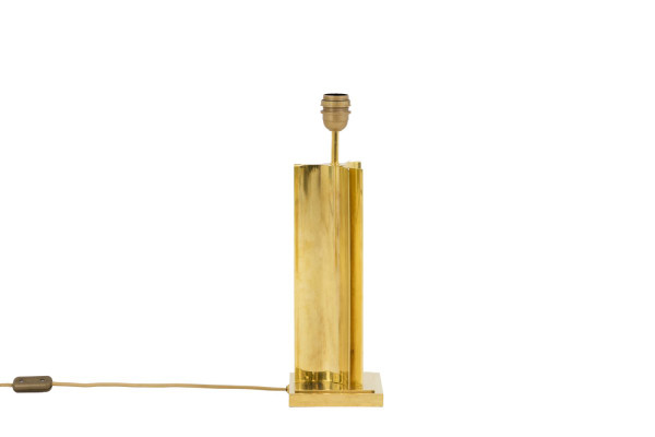 Coppia di lampade geometriche in ottone dorato, anni '70 - LS4058/4059/1151