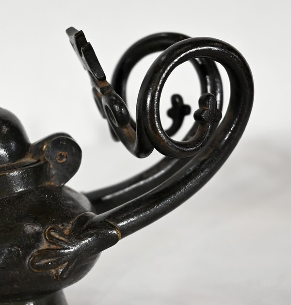 Paire de Lampes à huile en Bronze – 1900