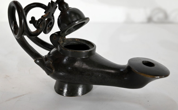 Paire de Lampes à huile en Bronze – 1900