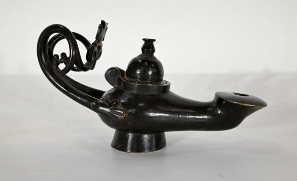 Paire de Lampes à huile en Bronze – 1900