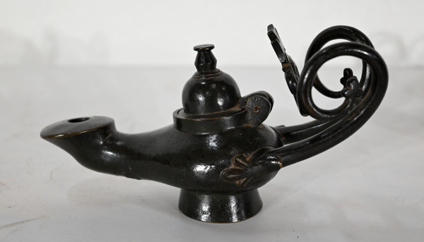 Paire de Lampes à huile en Bronze – 1900