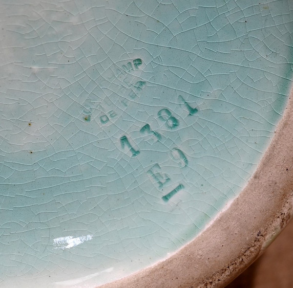 Important Earthenware Vase from Longchamp, Art Nouveau - 1900s