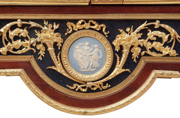 Adam Weisweiler, Console Desserte Style Louis XVI En Acajou, XIXe Siècle - LS32059951
