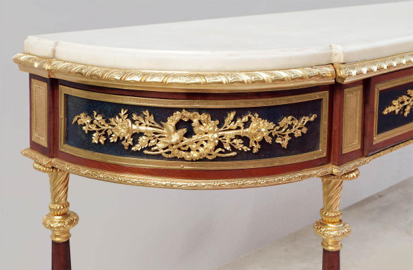 Adam Weisweiler, Console Desserte Style Louis XVI En Acajou, XIXe Siècle - LS32059951
