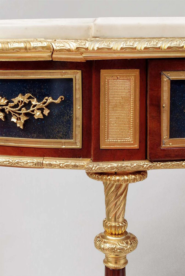 Adam Weisweiler, Console Desserte Style Louis XVI En Acajou, XIXe Siècle - LS32059951