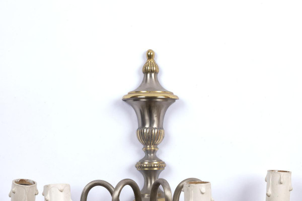 Maison Jansen, Paire D'appliques Style Directoire En Laiton, Vers 1970 - LS1742321
