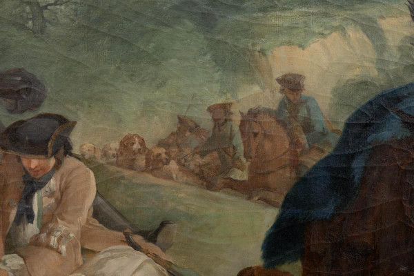 Carle Van Loo, La Halte De Chasse (1737), Huile Sur Toile, XIXème Siècle - LS38515491