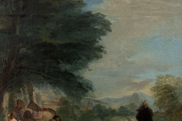 Carle Van Loo, La Halte De Chasse (1737), Huile Sur Toile, XIXème Siècle - LS38515491